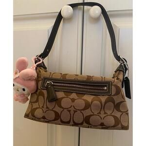 Vintage Coach jacquard shoulder bag